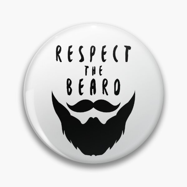 Item preview, Respect the Beard – Minimalist Silhouette Design – Black Edition designed and sold by Ink on Thread.