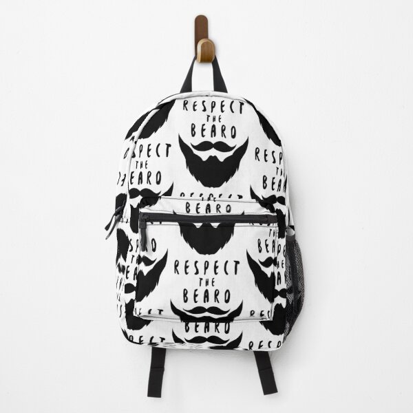 Item preview, Respect the Beard – Minimalist Silhouette Design – Black Edition designed and sold by Ink on Thread.