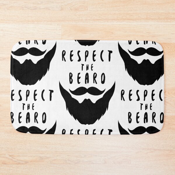 Item preview, Respect the Beard – Minimalist Silhouette Design – Black Edition designed and sold by Ink on Thread.