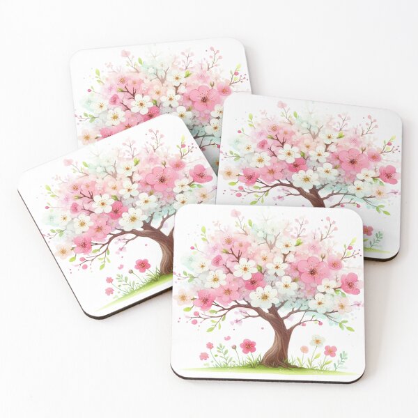 Item preview, Fluffy Pink Spring Tree designed and sold by TeetasticBtque.