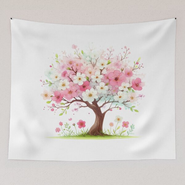 Item preview, Fluffy Pink Spring Tree designed and sold by TeetasticBtque.
