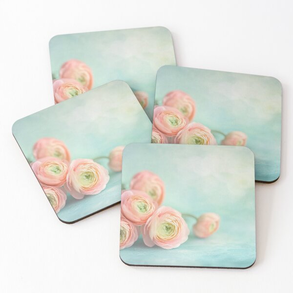 Item preview, Pink ranunculus on soft backdrop designed and sold by anytka.