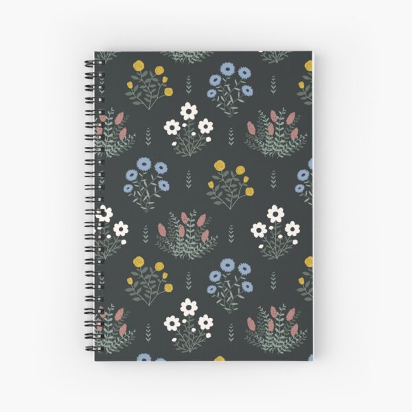 Item preview, Black floral pattern inspired by baroque aesthetic - Baroque Meadow designed and sold by MaxFy0517.