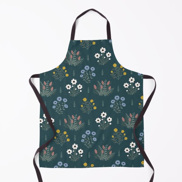 Item preview, Dark green floral pattern inspired by baroque aesthetic - Baroque Meadow designed and sold by MaxFy0517.