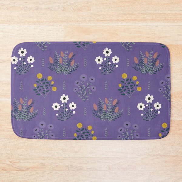 Item preview, Purple floral pattern inspired by baroque aesthetic - Baroque Meadow designed and sold by MaxFy0517.