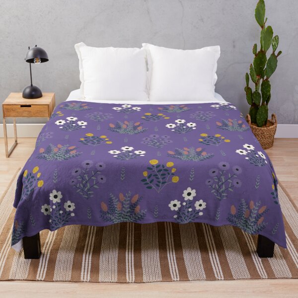 Item preview, Purple floral pattern inspired by baroque aesthetic - Baroque Meadow designed and sold by MaxFy0517.