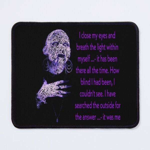 Item preview, Monster of darkness: band, music, protagonist of goth dark metal total black collection (Sopor Aeternus - Anna Varney Cantondea) with lyrics designed and sold by Red Siri0 Art.