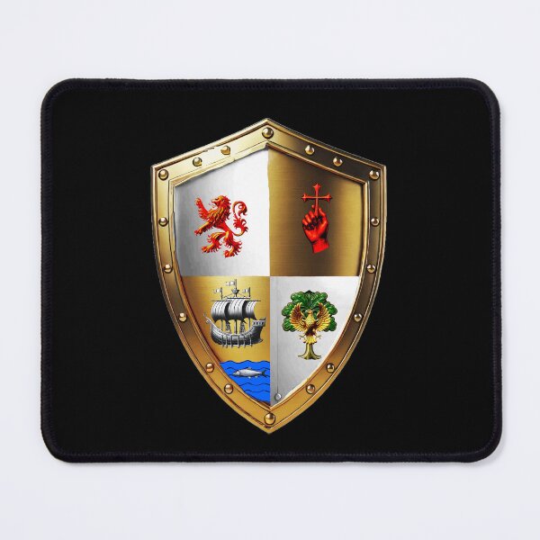 Item preview, McDonald Shield Emblem  Strength Across Land and Sea, designed and sold by Highlandkings.