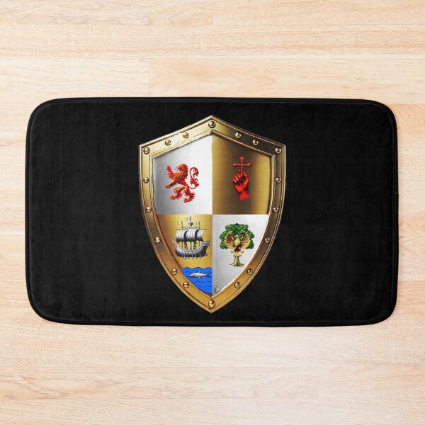 Item preview, McDonald Shield Emblem  Strength Across Land and Sea, designed and sold by Highlandkings.