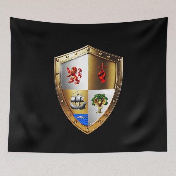 Item preview, McDonald Shield Emblem  Strength Across Land and Sea, designed and sold by Highlandkings.