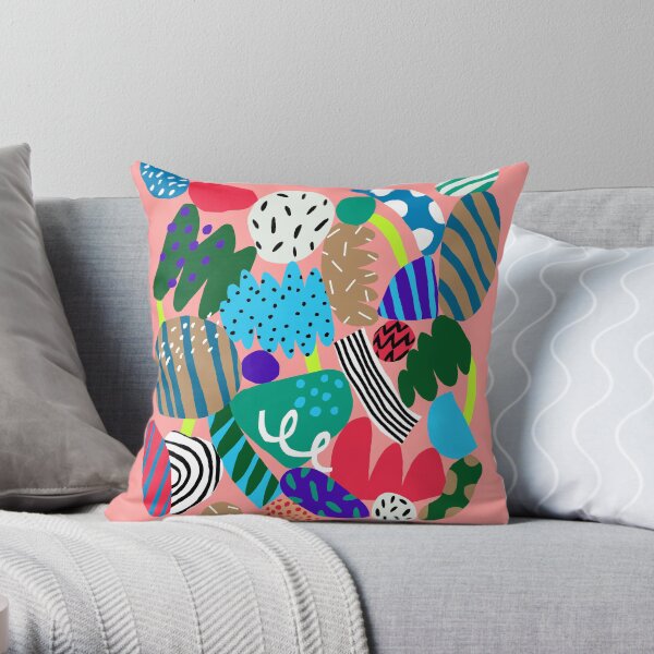 space garden II Throw Pillow