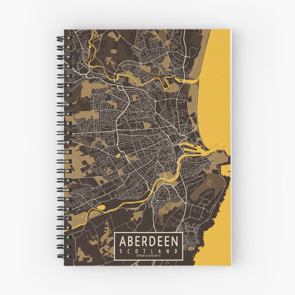 Item preview, Aberdeen City Map of Scotland - Pastel designed and sold by deMAP.