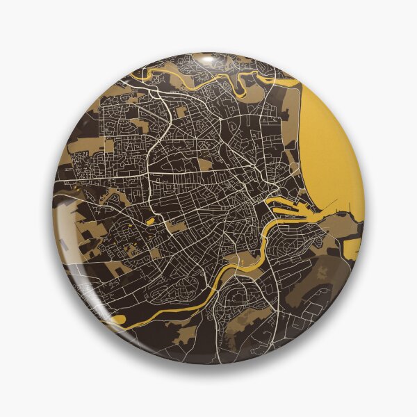 Item preview, Aberdeen City Map of Scotland - Pastel designed and sold by deMAP.
