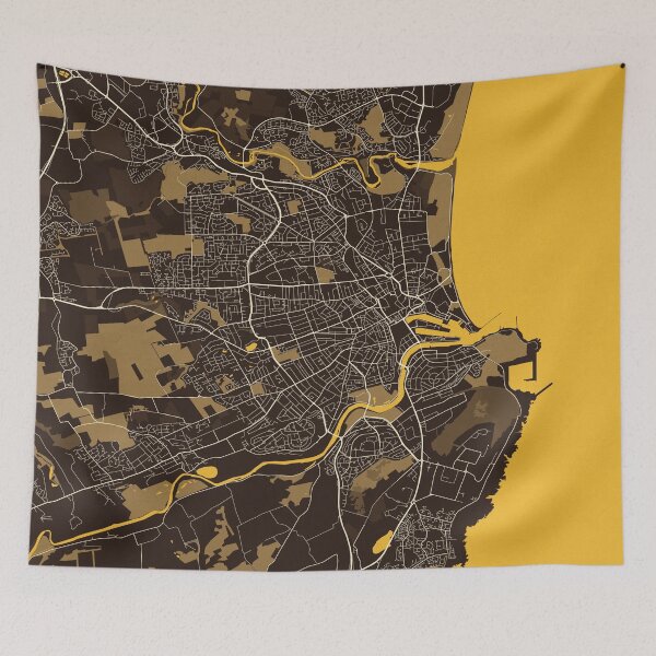 Item preview, Aberdeen City Map of Scotland - Pastel designed and sold by deMAP.
