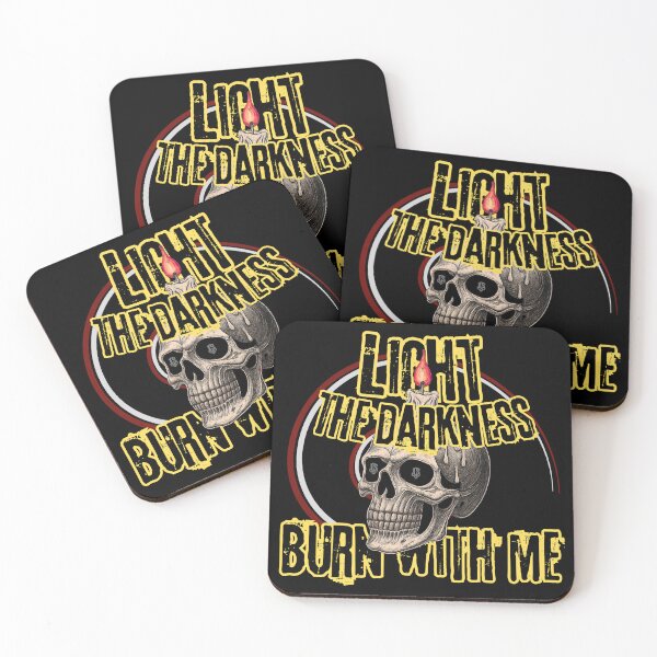 Item preview, Flame in the Darkness: The Burning Skull designed and sold by II IRONSKULLS II.