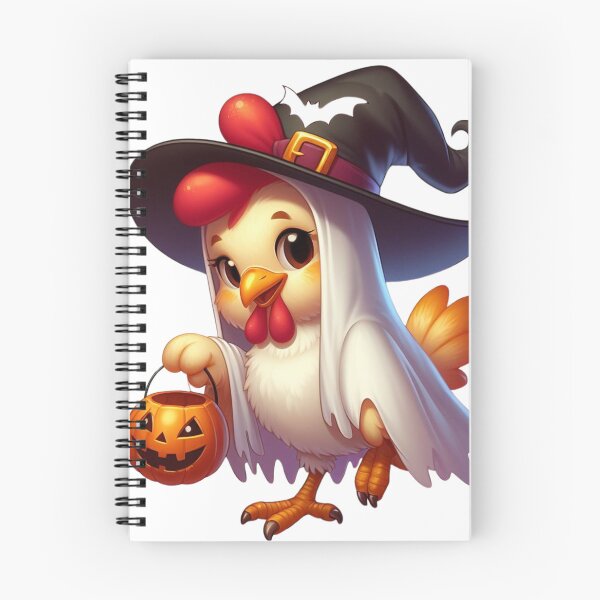 Item preview, Cluck & Cauldron – Witchy Halloween Chicken designed and sold by TeetasticBtque.