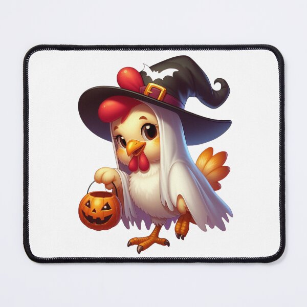 Item preview, Cluck & Cauldron – Witchy Halloween Chicken designed and sold by TeetasticBtque.
