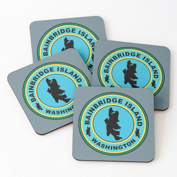 Item preview, Bainbridge Island Washington map designed and sold by studioss76.