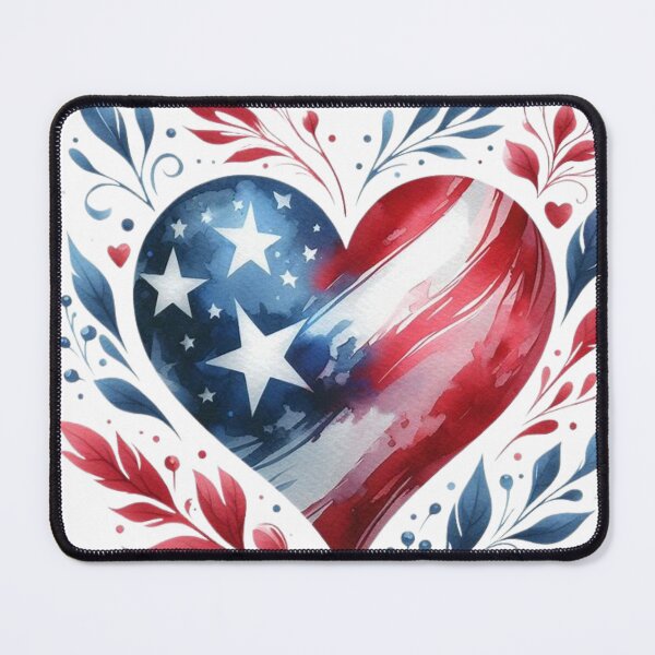Item preview, Heart of Freedom – Patriotic Bloom designed and sold by TeetasticBtque.