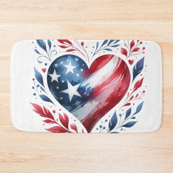 Item preview, Heart of Freedom – Patriotic Bloom designed and sold by TeetasticBtque.
