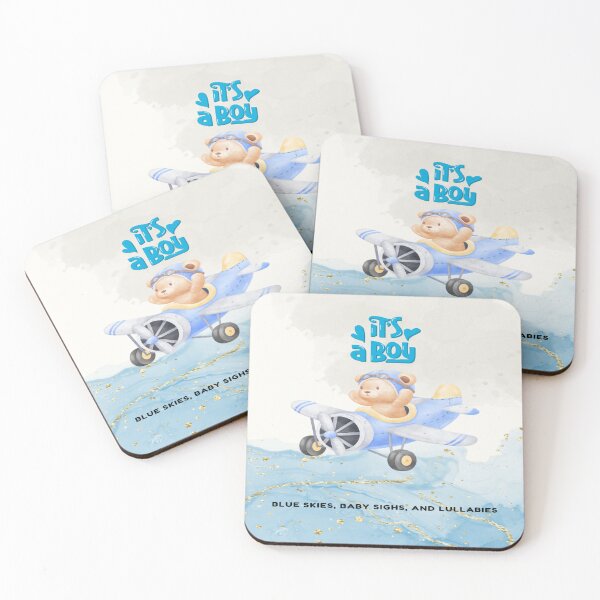 Item preview, Blue Skies, Baby Sighs, and Lullabies | Blank Lined baby Journal Boy designed and sold by skkyfaithArtz.