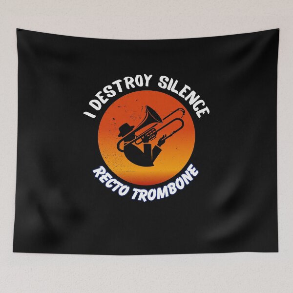Item preview, I Destroy Silence Recto Trombone designed and sold by Naitsebas.
