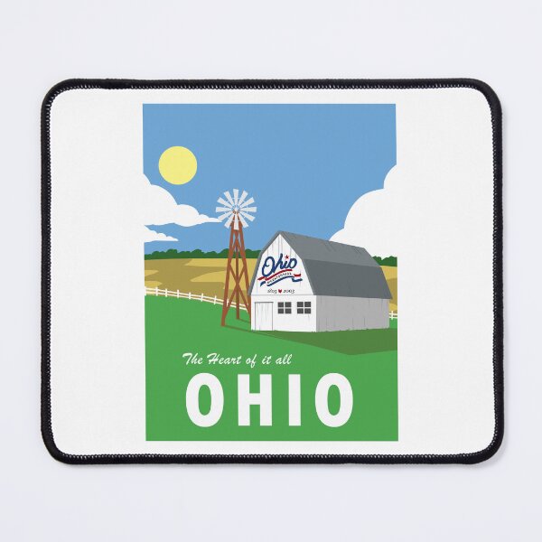 Item preview, Ohio Rustic Bicentennial Barn Scene designed and sold by Bowser-craft.