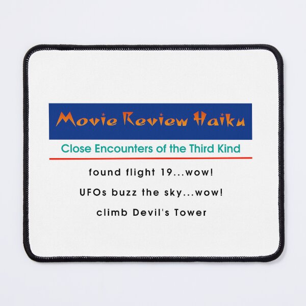 Item preview, Close Encounters of the Third Kind Haiku designed and sold by zentrekdesigns.
