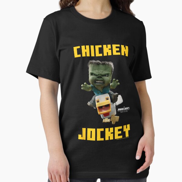 Item preview, A Minecraft Movie Chicken Jockey Baby Zombie Logo T-Shirt designed and sold by MangaMannia.