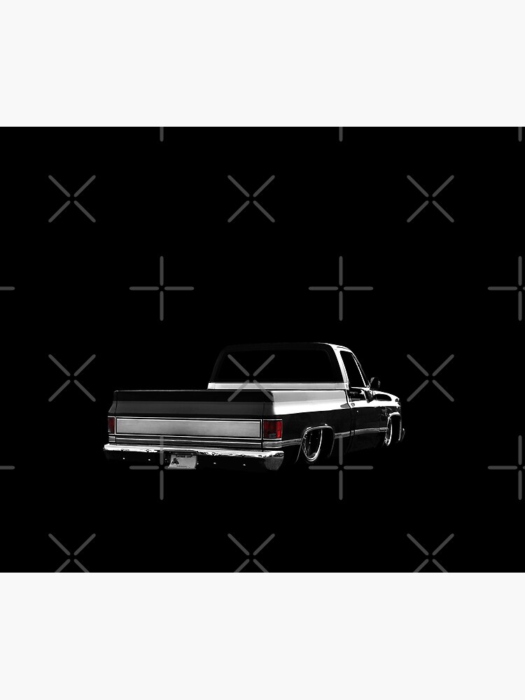 Chevy Silverado Square body pickup 2 - black by mal-photography