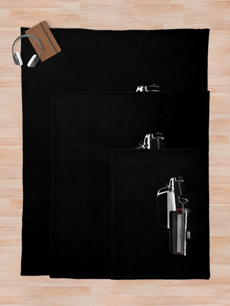 Alternate view of Chevy Silverado Square body pickup 2 - black Throw Blanket