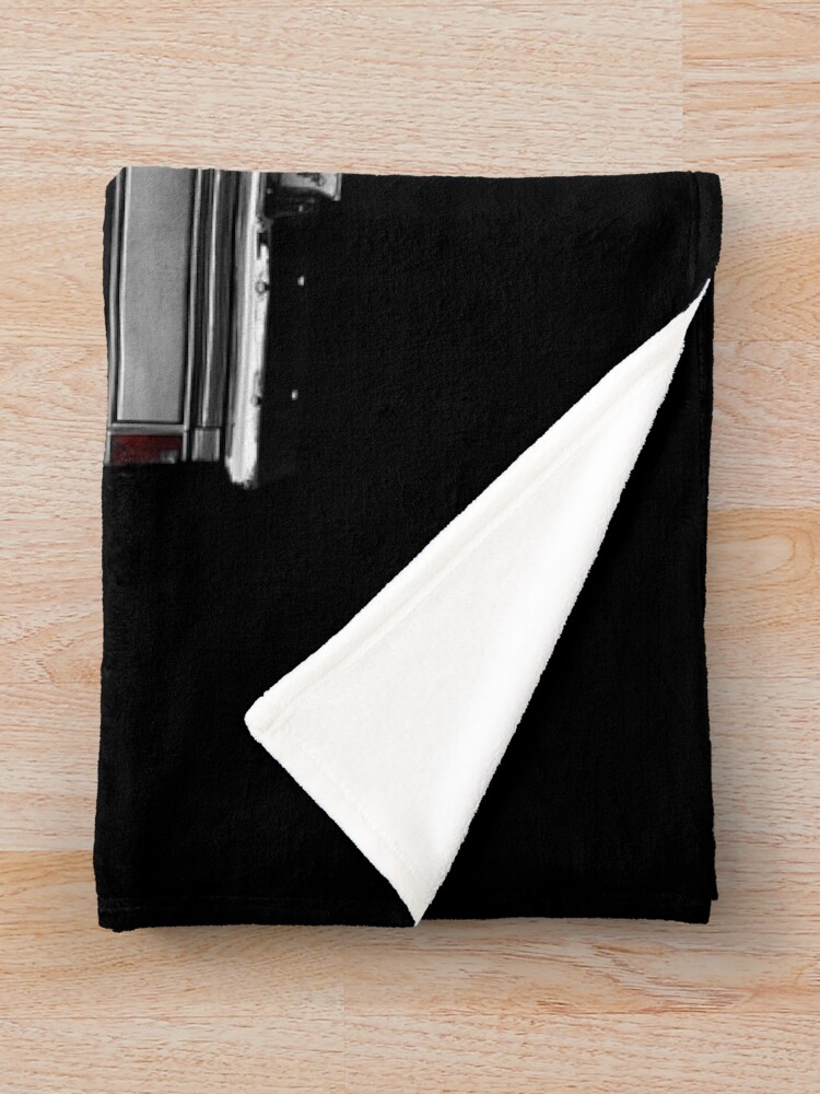 Alternate view of Chevy Silverado Square body pickup 2 - black Throw Blanket