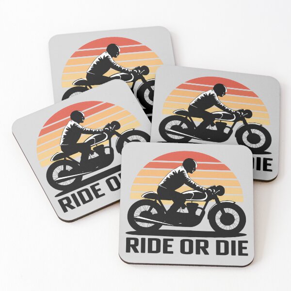 Item preview,  Biker Cafe Racer Silhouette: Ride or Die designed and sold by LV-creator.