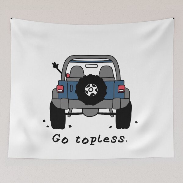 Item preview, Go Topless Wrangler Blue designed and sold by Bowser-craft.