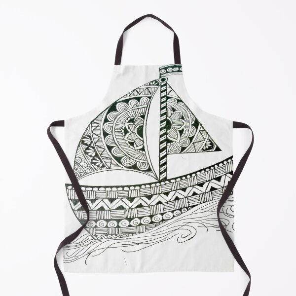 Item preview, beautiful boat mandala art designed and sold by NivyasArtistry.