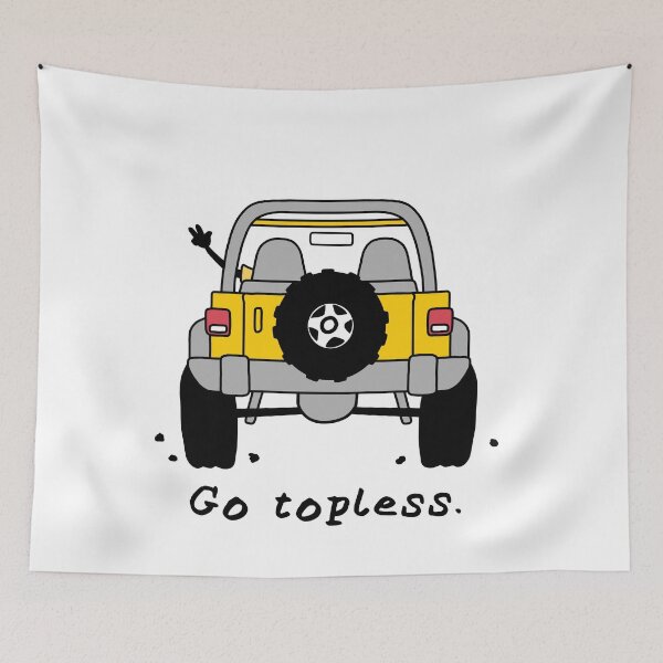 Item preview, Go Topless Wrangler Yellow designed and sold by Bowser-craft.