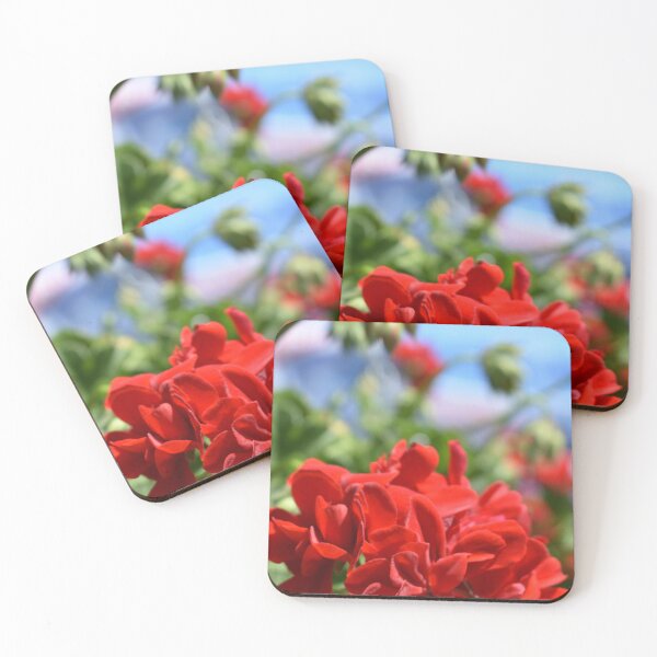 Item preview, Red Geraniums designed and sold by ArtGraziano.