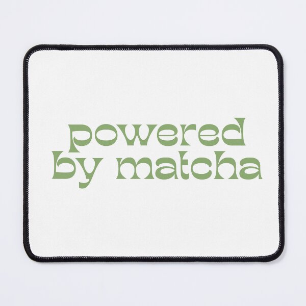 Item preview, Powered By Matcha | Iced Drink | Latte designed and sold by The Turquoise Brush.