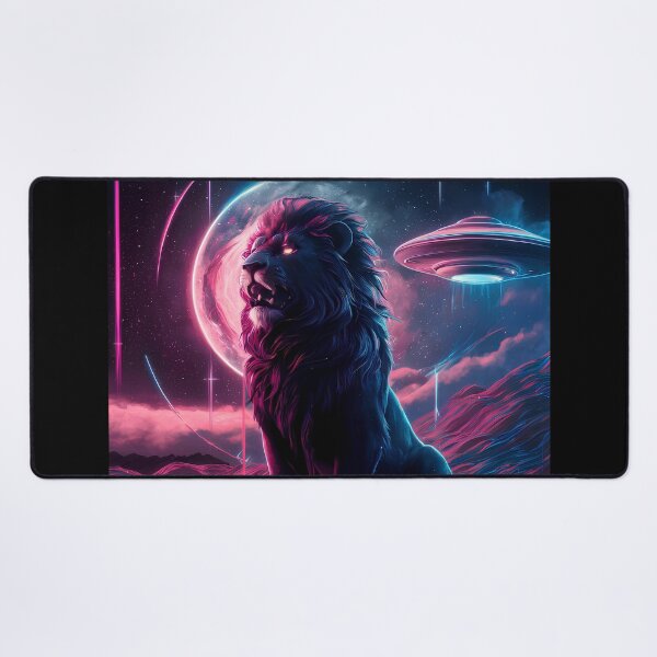 Item preview, Lion on a galactic background designed and sold by Paul-Place.
