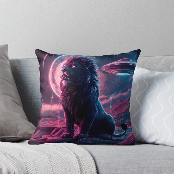 Item preview, Lion on a galactic background designed and sold by Paul-Place.