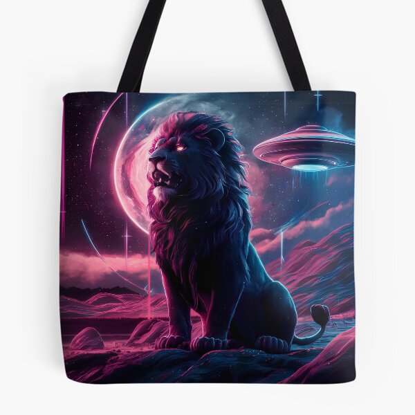 Item preview, Lion on a galactic background designed and sold by Paul-Place.