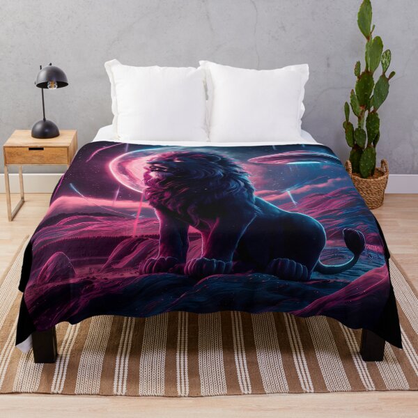 Item preview, Lion on a galactic background designed and sold by Paul-Place.
