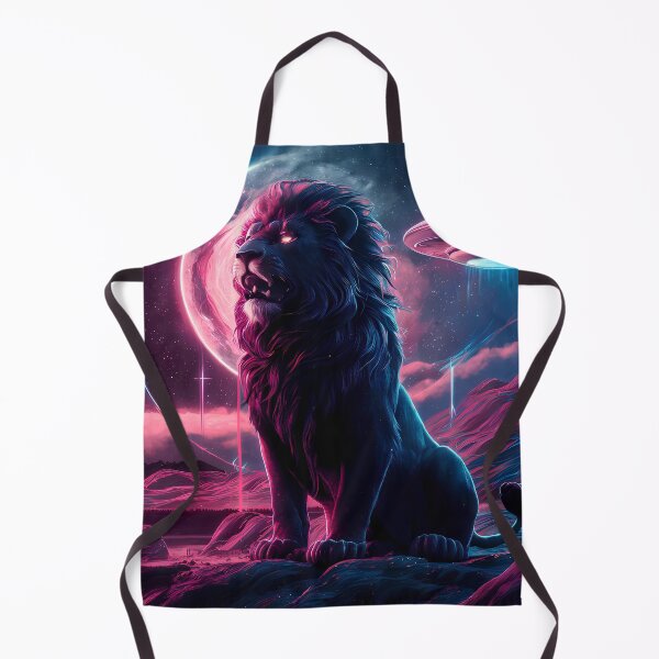 Item preview, Lion on a galactic background designed and sold by Paul-Place.