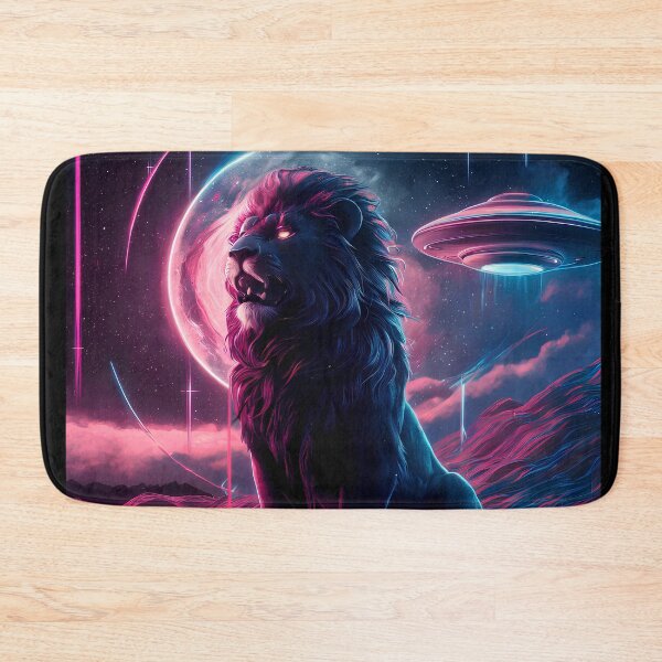Item preview, Lion on a galactic background designed and sold by Paul-Place.