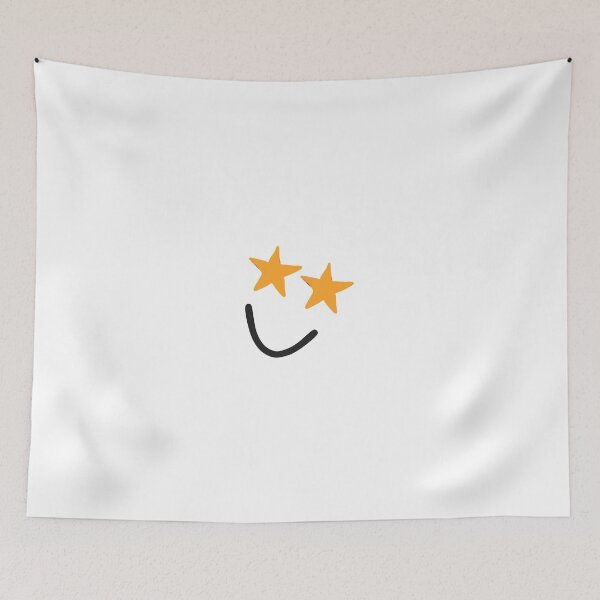 Item preview, Two star eyes with a laughing mouth designed and sold by smileyjazz.