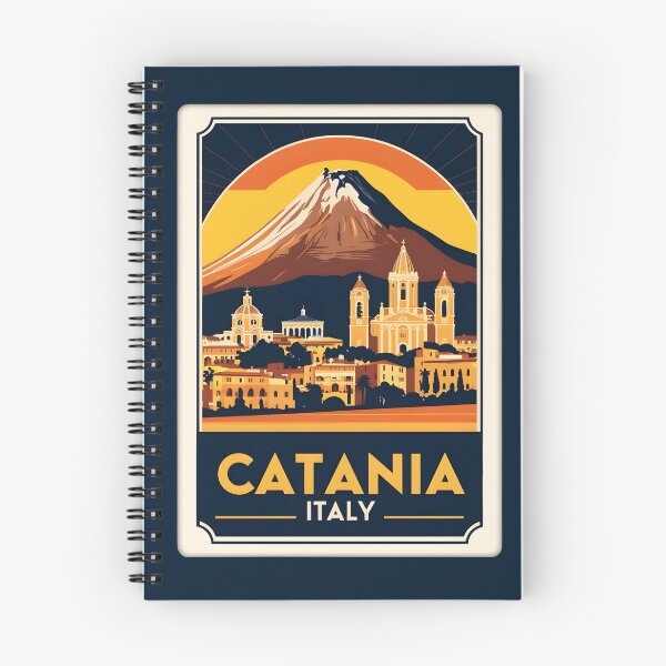 Item preview, A Vintage Travel Illustration of Catania - Italy designed and sold by GoodOldVintage.