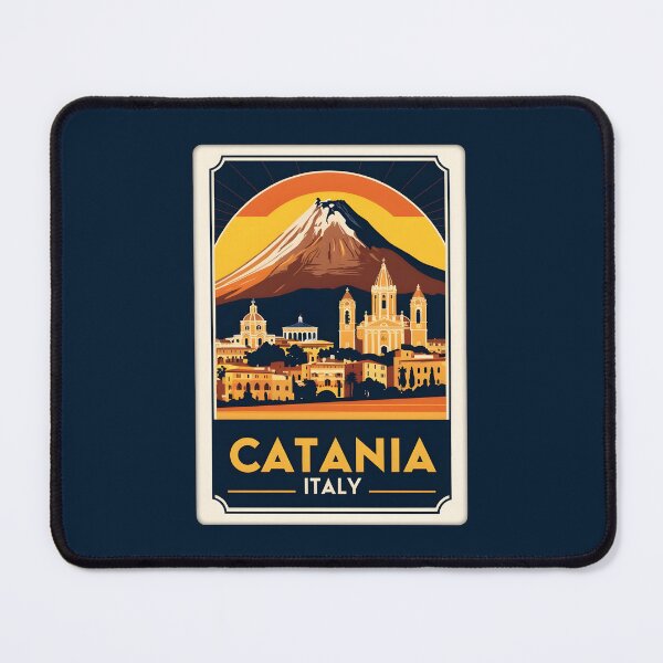 Item preview, A Vintage Travel Illustration of Catania - Italy designed and sold by GoodOldVintage.