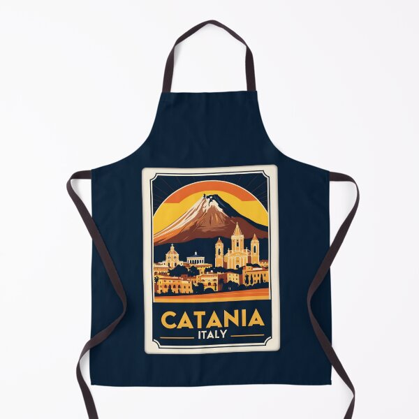 Item preview, A Vintage Travel Illustration of Catania - Italy designed and sold by GoodOldVintage.