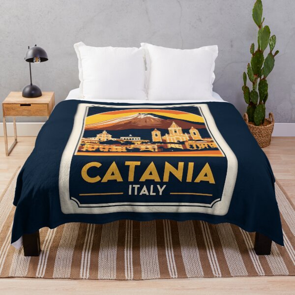 Item preview, A Vintage Travel Illustration of Catania - Italy designed and sold by GoodOldVintage.