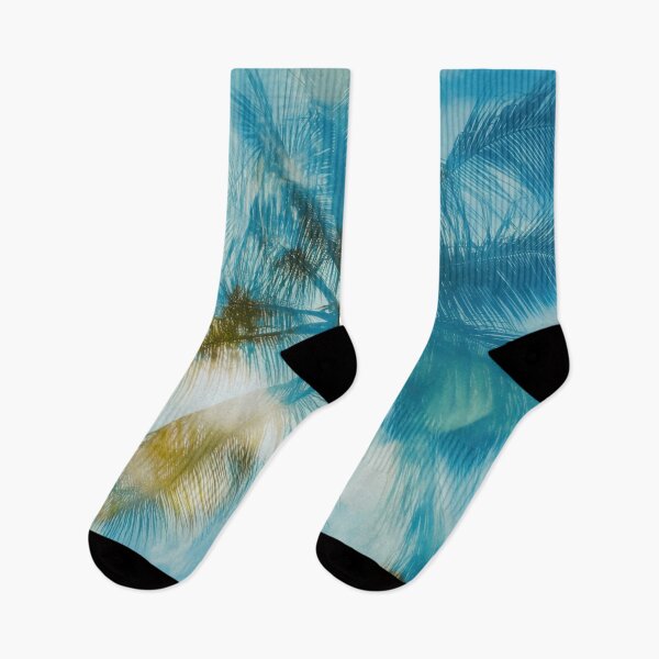 Item preview, Palm trees sway under blue skies designed and sold by anytka.